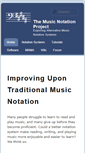 Mobile Screenshot of musicnotation.org